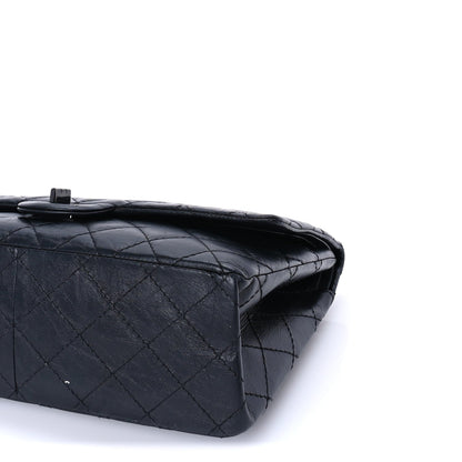 Chanel Aged Calfskin Quilted 2.55 Reissue 226 Flap So Black 9 of 9