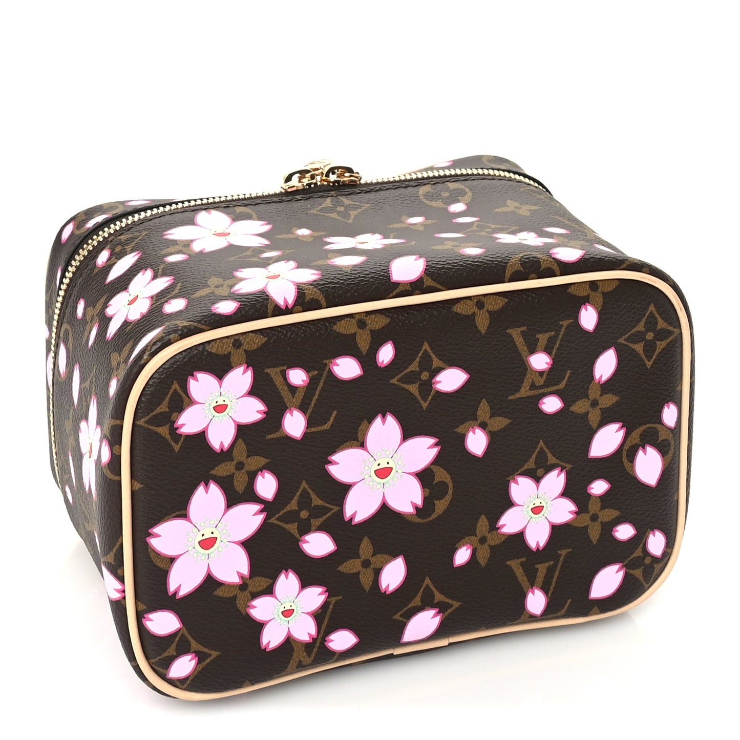 LV X TM Monogram Cherry Blossom Nice Mini Sakura Brown