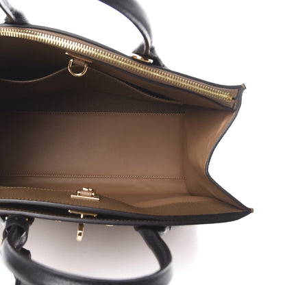 Louis Vuitton Taurillon City Steamer MM Sesame Kombu Black 5 of 11