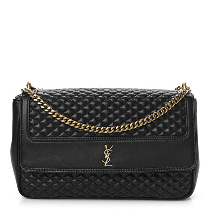 Saint Laurent Lambskin Quilted Victoire Shoulder Bag Black 1 of 7