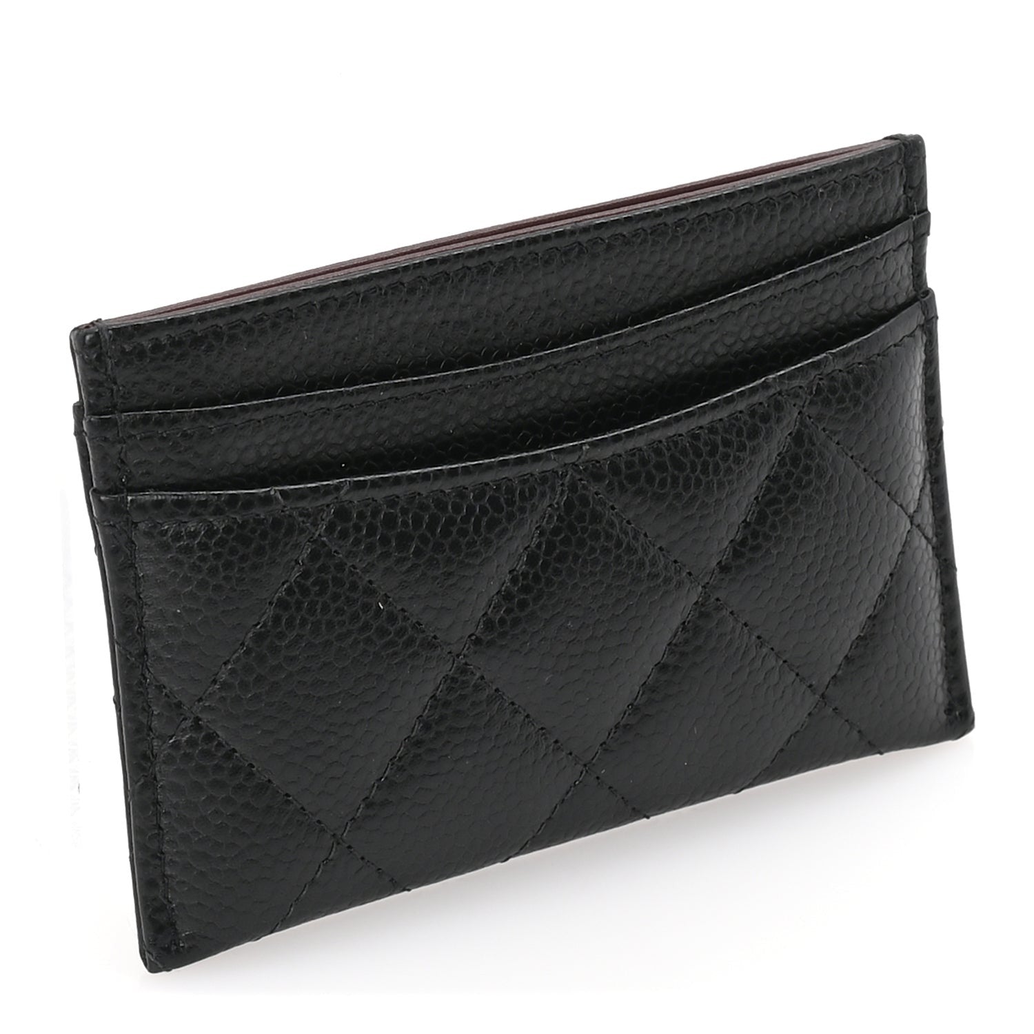 Chanel Caviar Quilted Card Holder  Black 4 of 8
