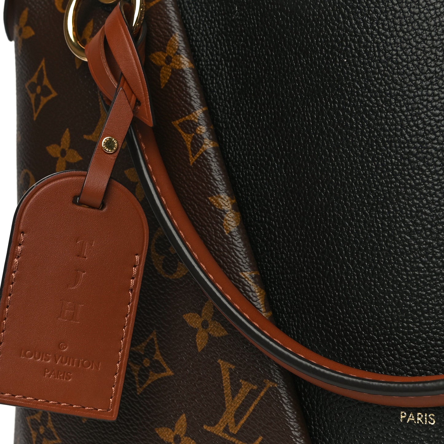 Monogram V Tote MM Black