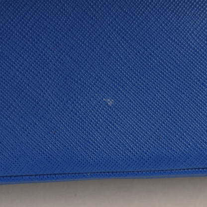 Prada Saffiano Travel Briefcase Azzurro 5 of 9