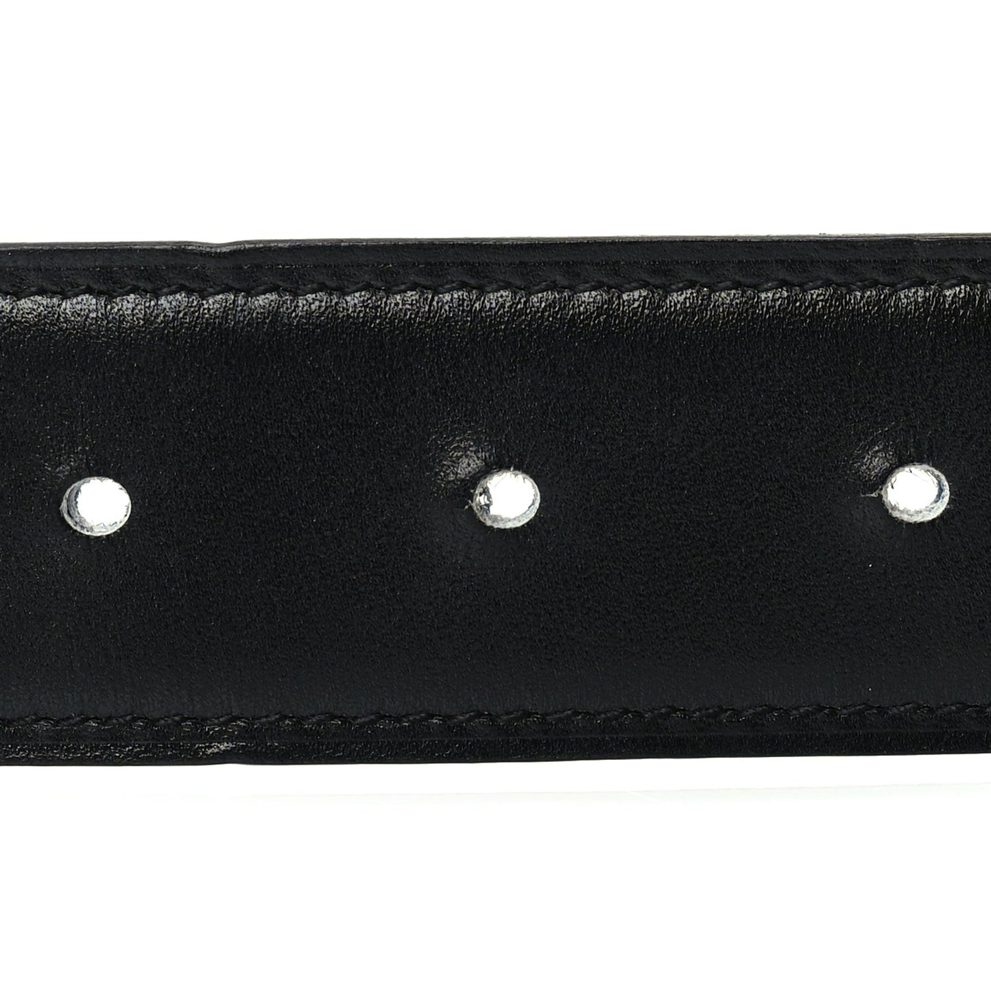 Box Togo 32mm Guilloche H Belt 120 48 Black Bleu de Prusse