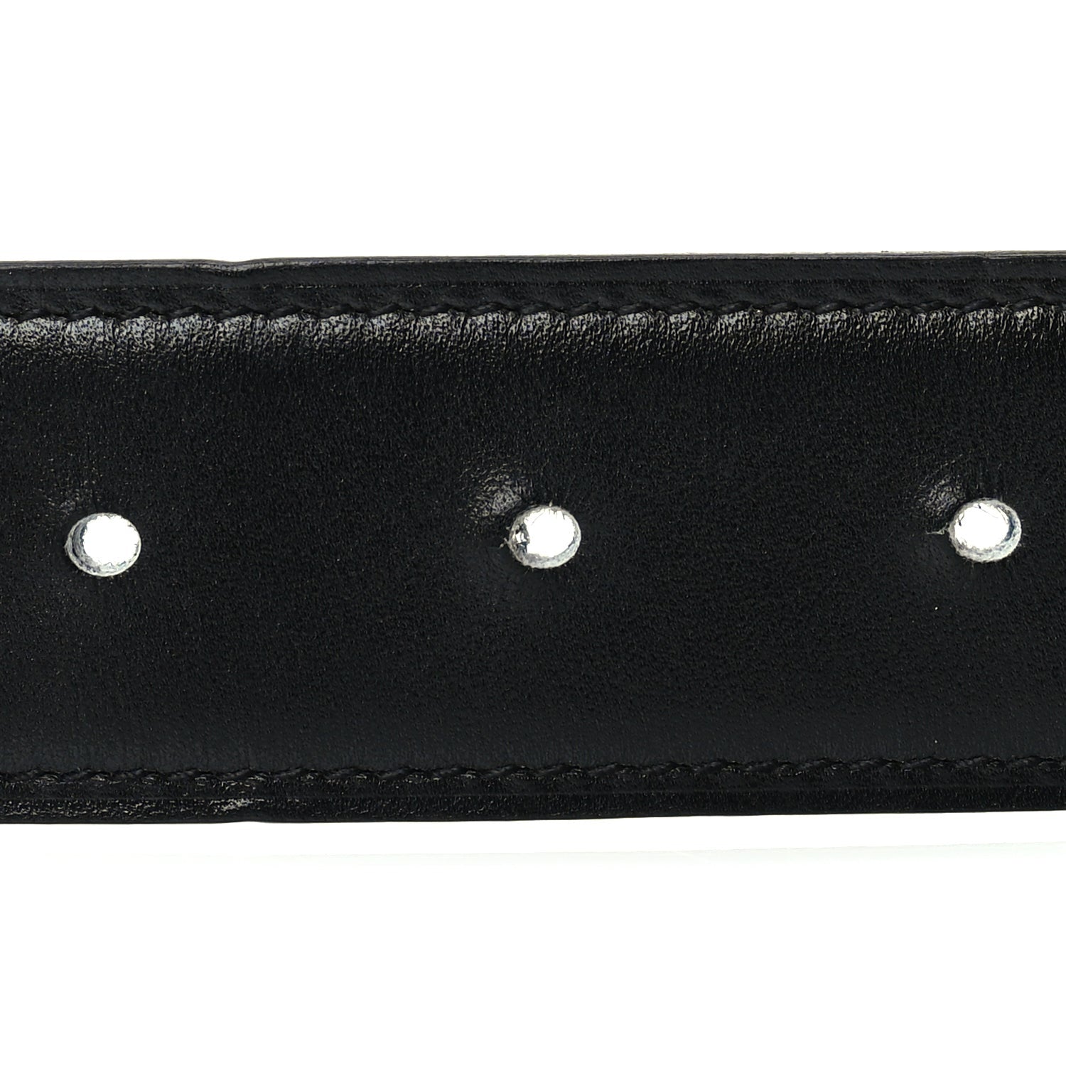 Hermes Box Togo 32mm Guilloche H Belt 120 48 Black Bleu de Prusse 4 of 5