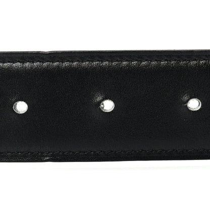 Hermes Box Togo 32mm Guilloche H Belt 120 48 Black Bleu de Prusse 4 of 5