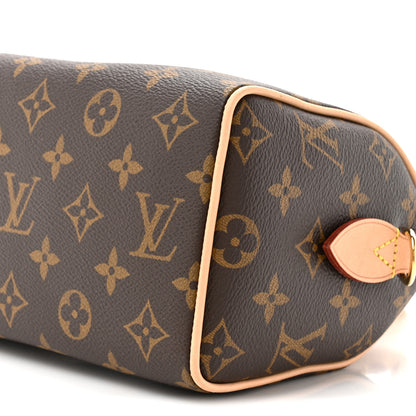 Louis Vuitton Monogram Speedy Bandouliere 20 Black 8 of 12