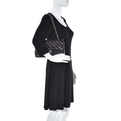 Chanel Patent Quilted Medium Double Flap Purple 2 of 14