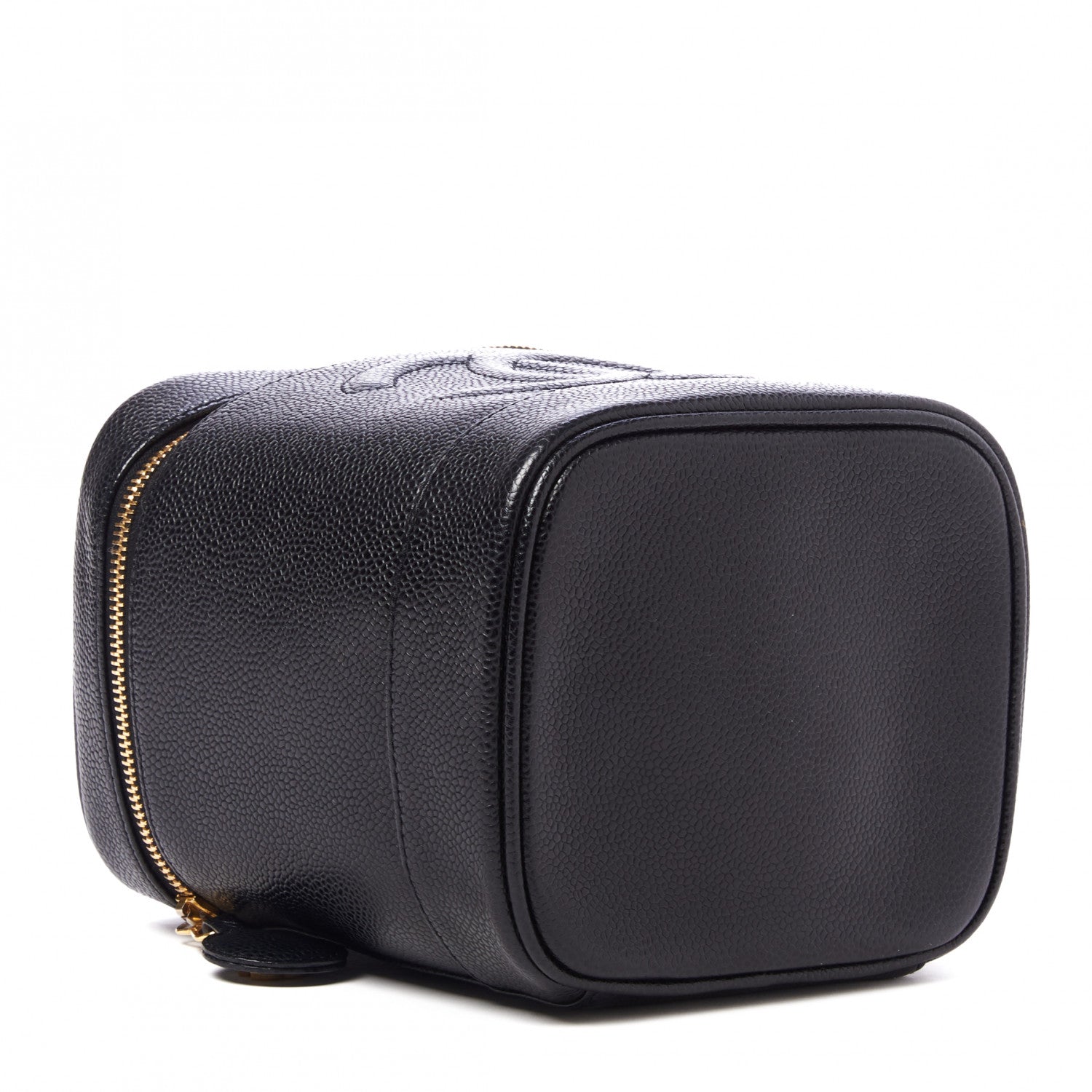 Chanel Caviar Vanity Cosmetic Case Black 3 of 8