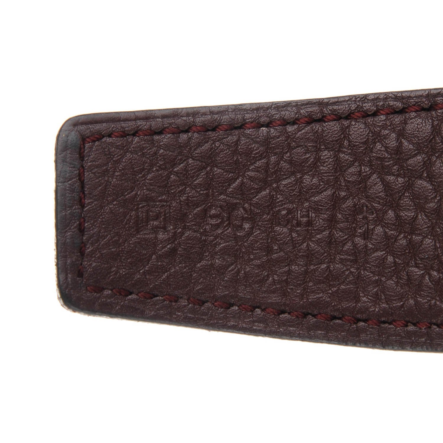 Hermes Box Togo 32mm H Belt 90 Black Chocolate 6 of 10