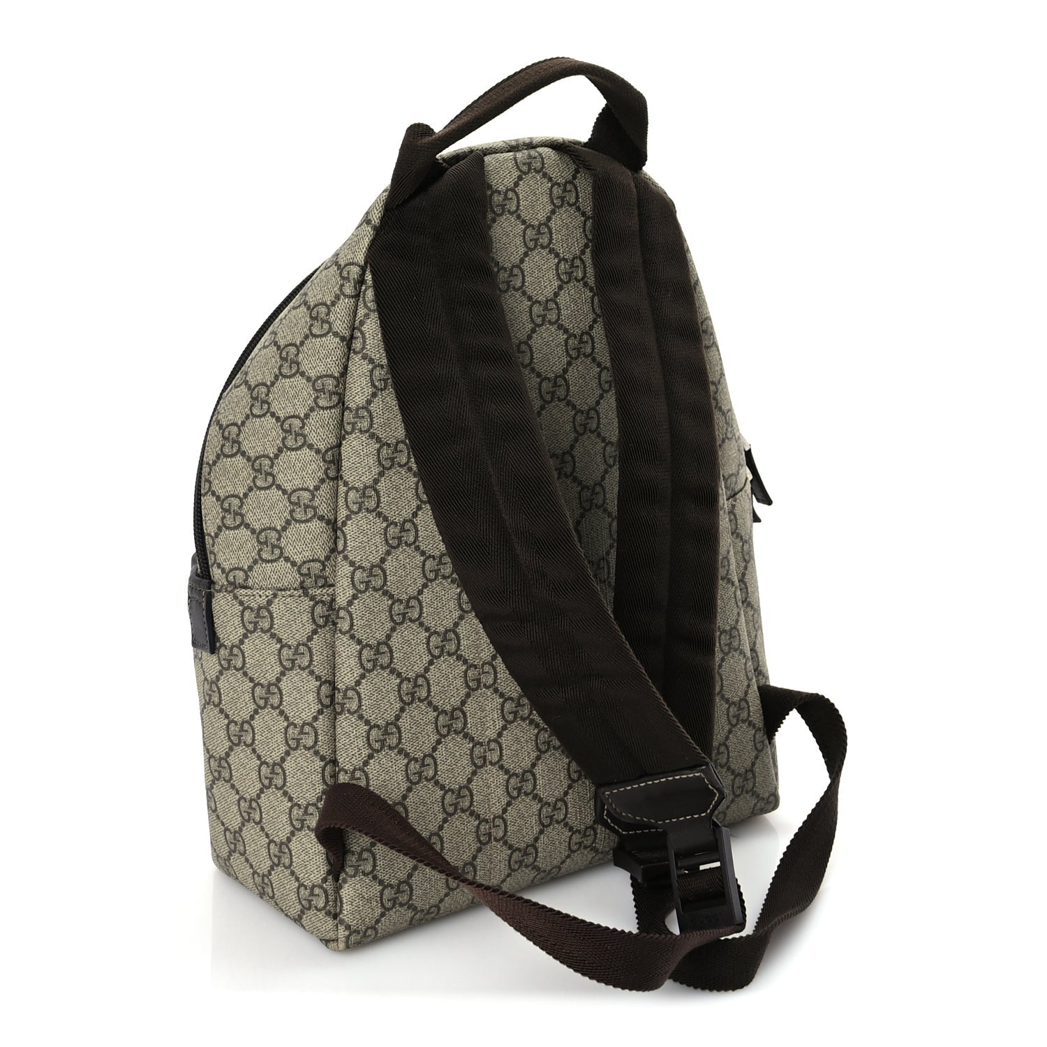 Gucci GG Supreme Monogram Margaux Calfskin Childrens Day Backpack Beige Ebony Cocoa Dark Chocolate 2 of 9