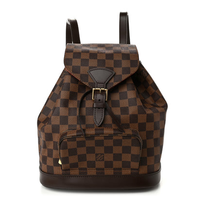 Louis Vuitton Damier Ebene Montsouris MM Backpack 1 of 9