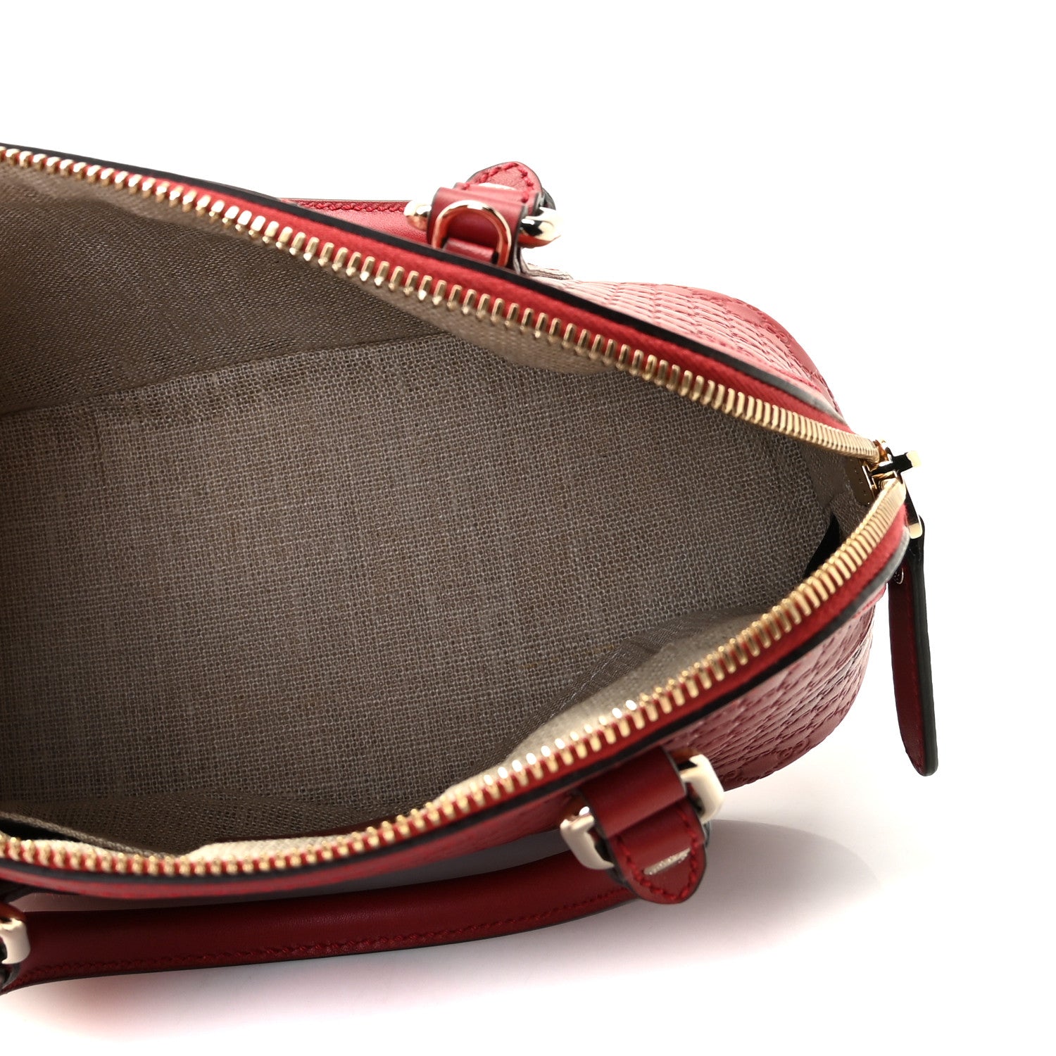 Gucci Soft Microguccissima Mini Dome Bag Rosso 11 of 13