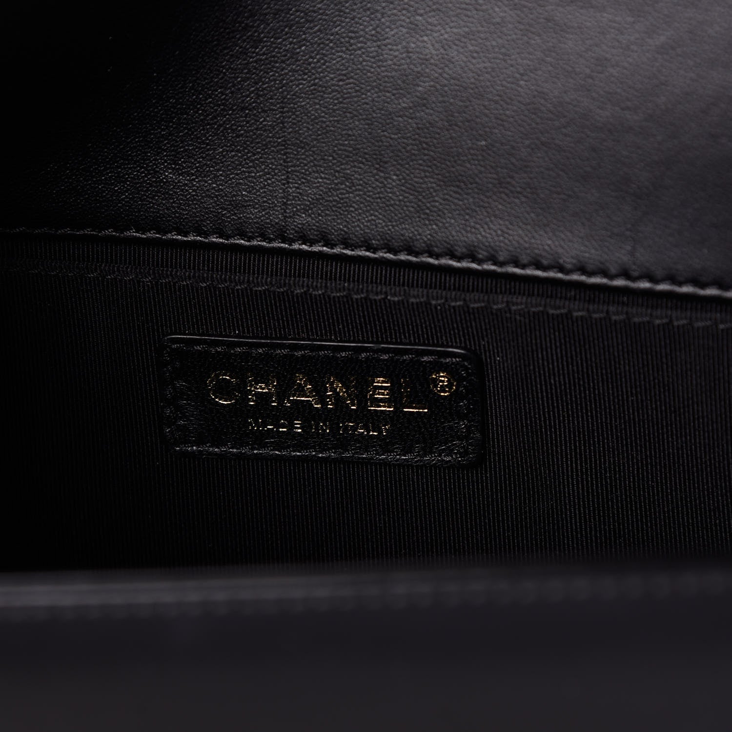 Chanel Lambskin Quilted Medium Boy Flap Black 6 of 9