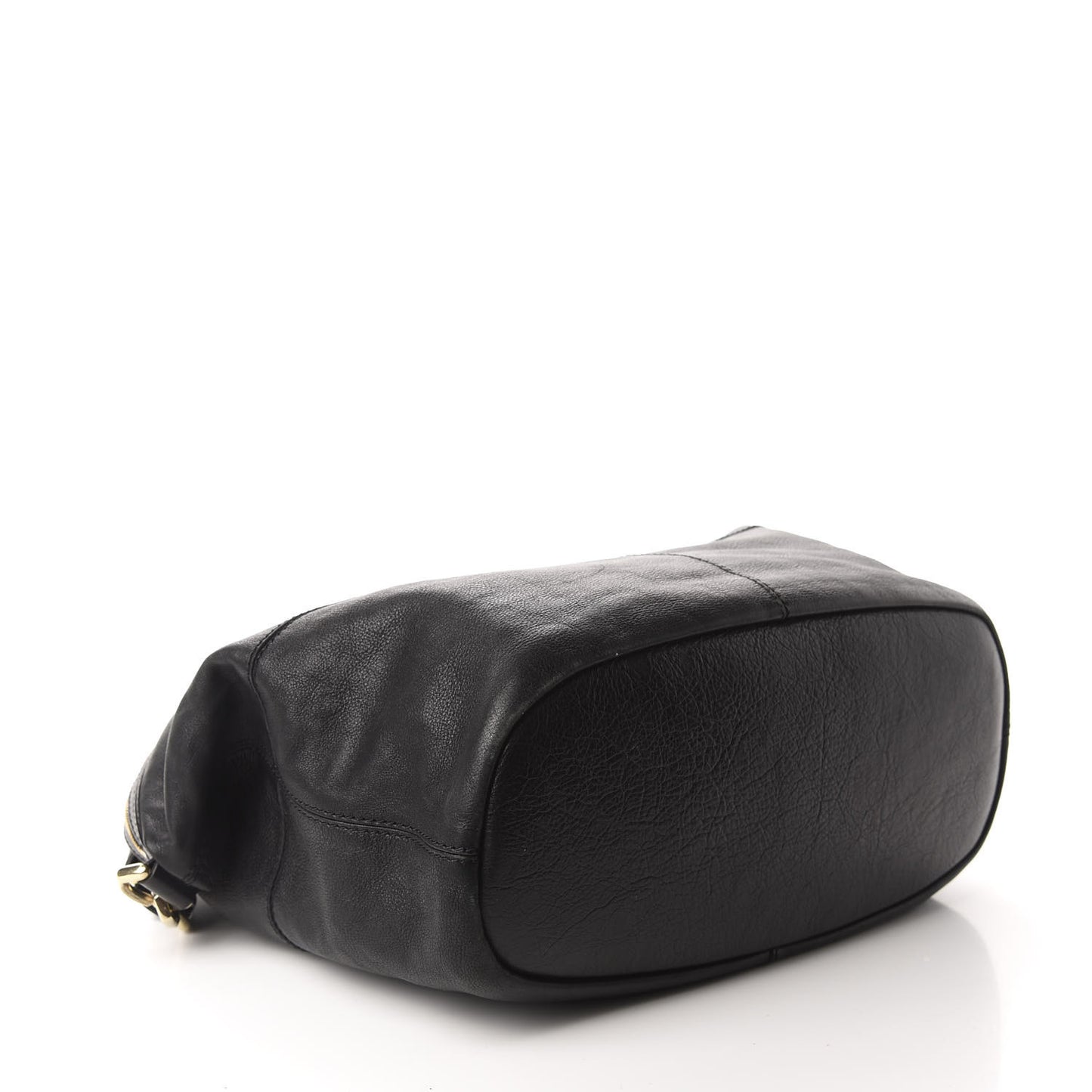 Waxy Grained Calfskin Medium Nightingale Black