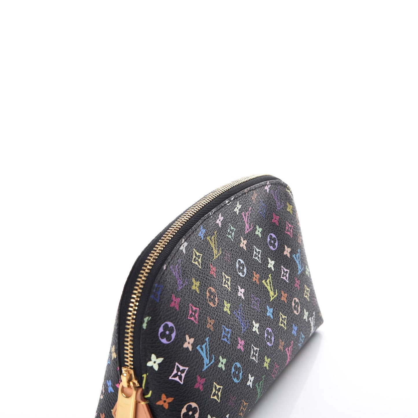 Monogram Multicolor Cosmetic Pouch Black Grenade