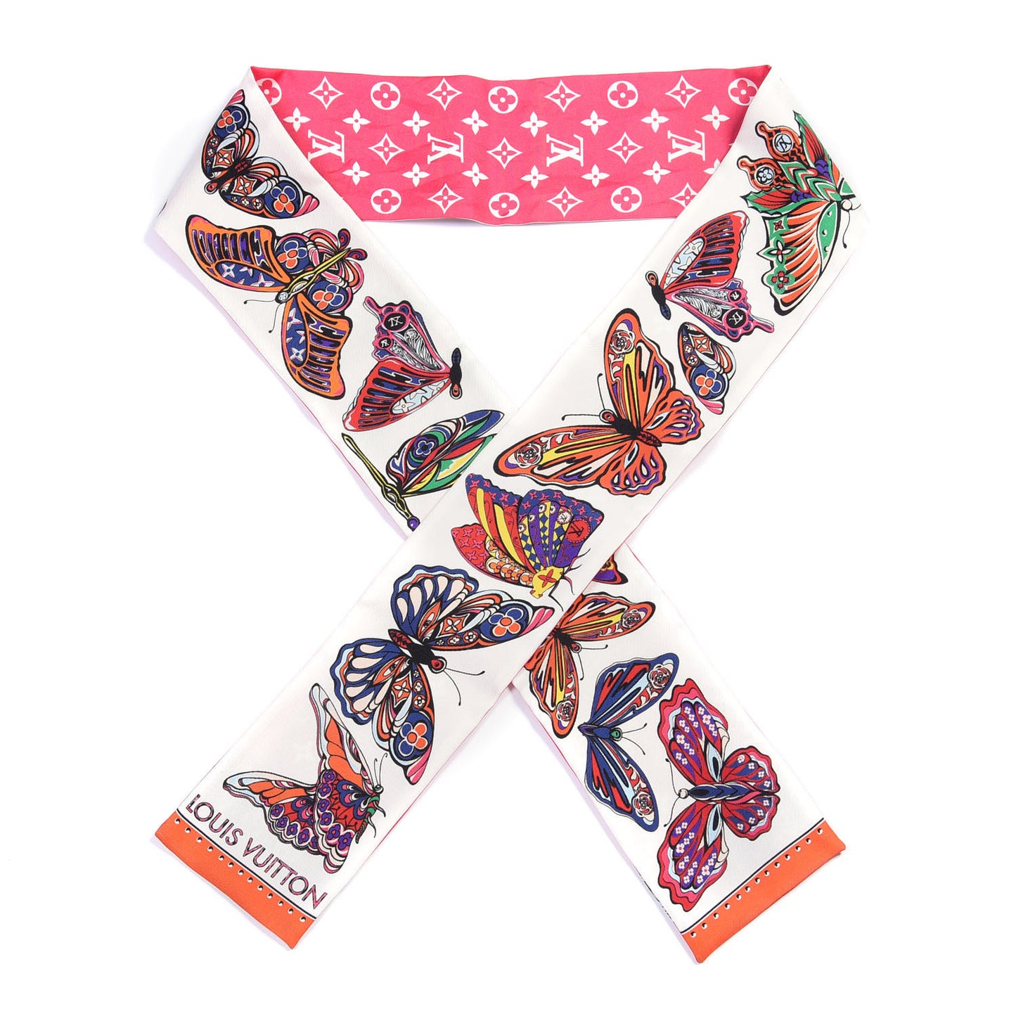 Silk Monogram World Of Love Bandeau White