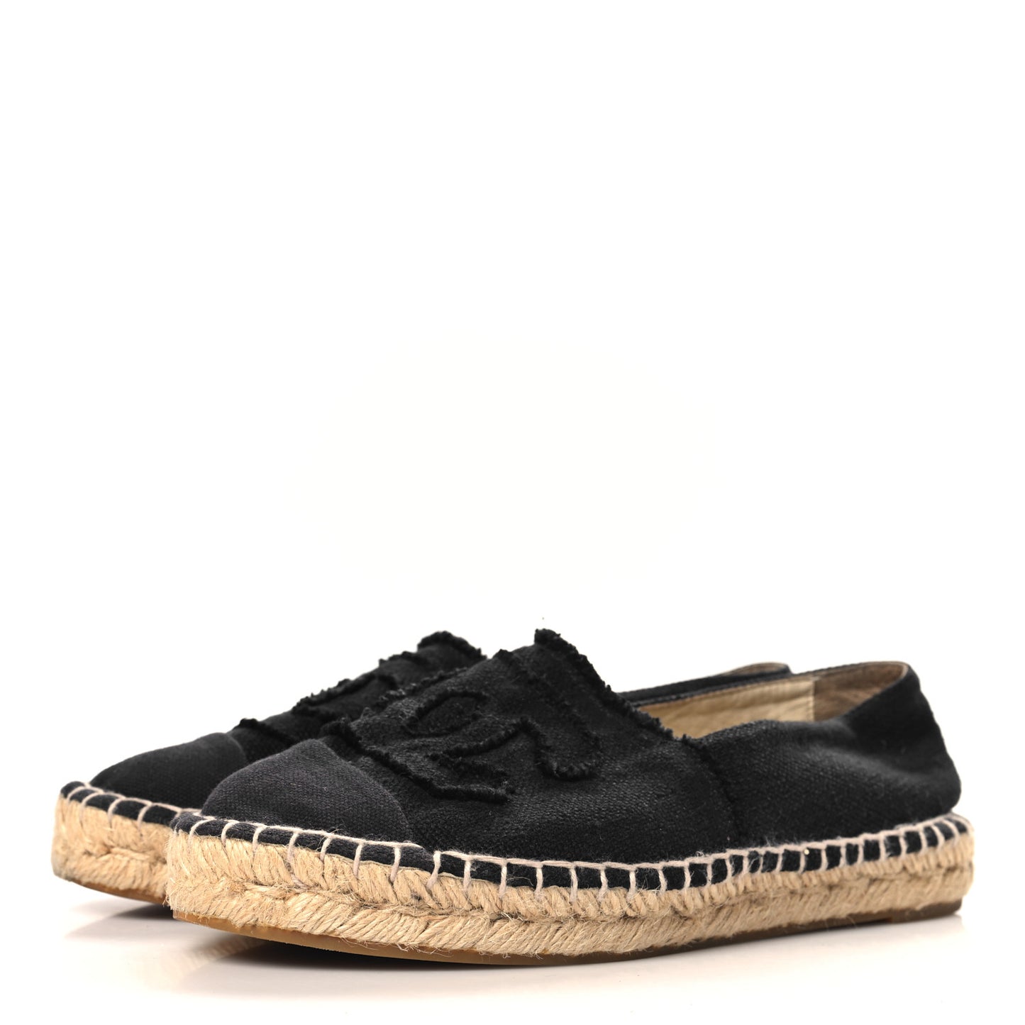 Denim Toile CC Espadrilles 37 Black