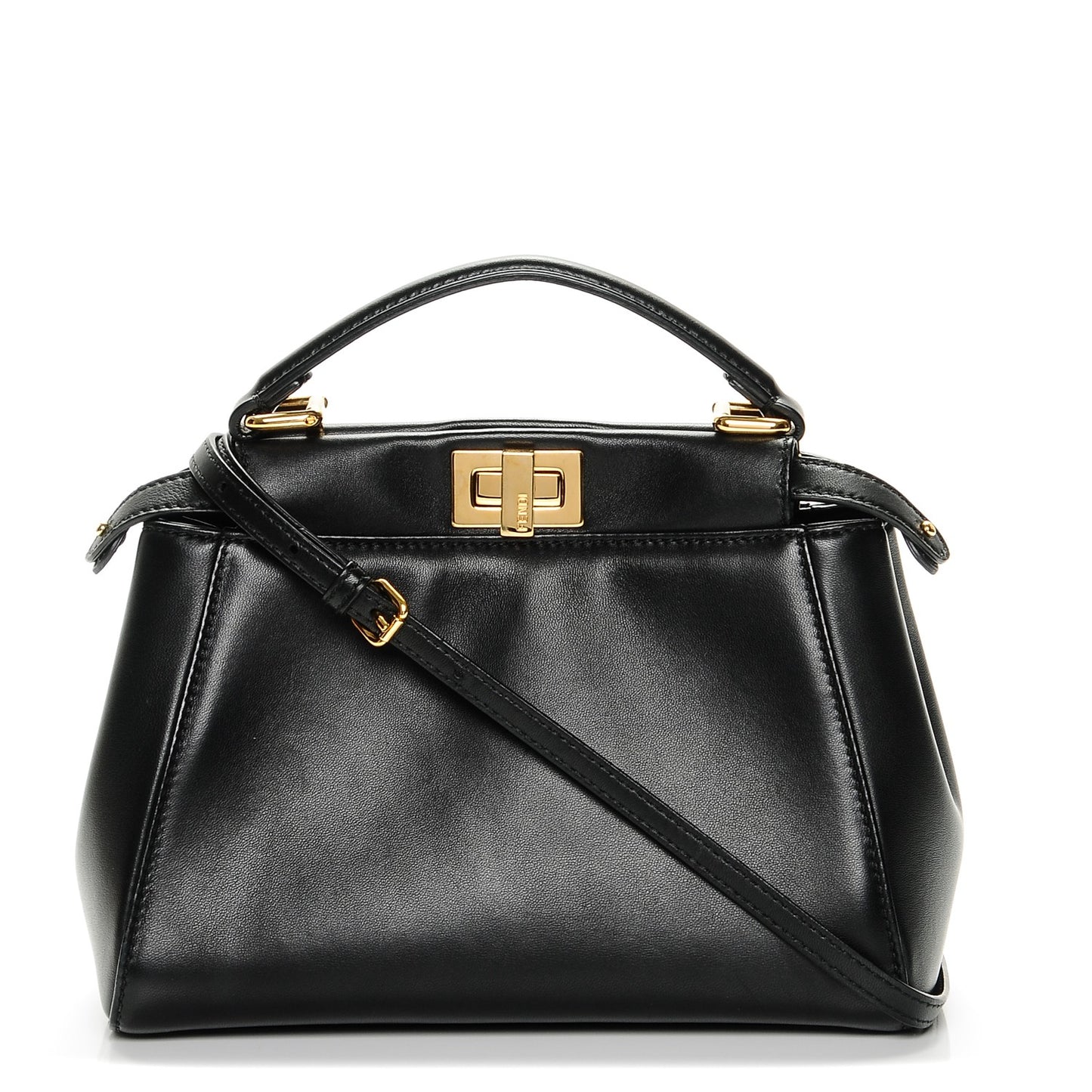 Nappa Mini Peekaboo Iconic Satchel Black