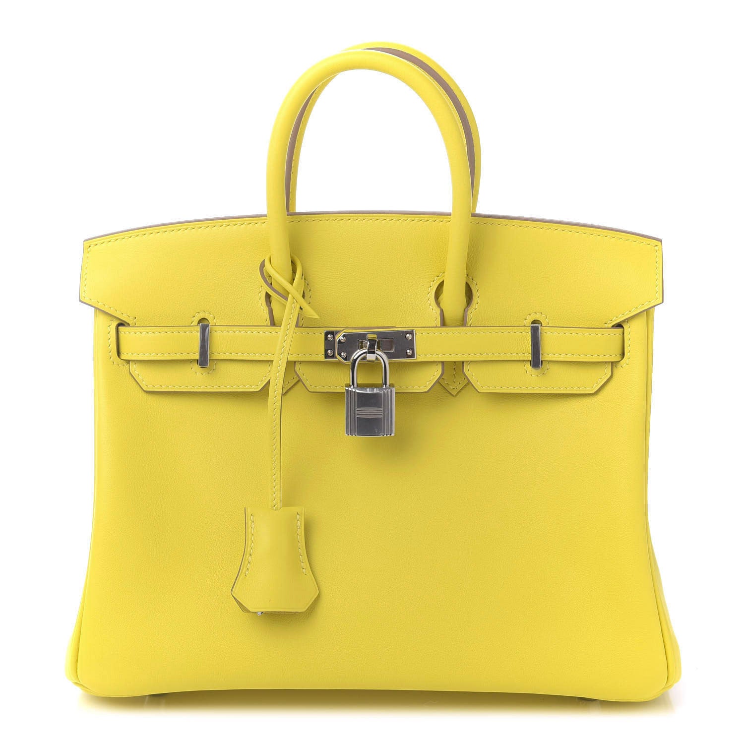Hermes Swift Birkin 25 Lime 1 of 11