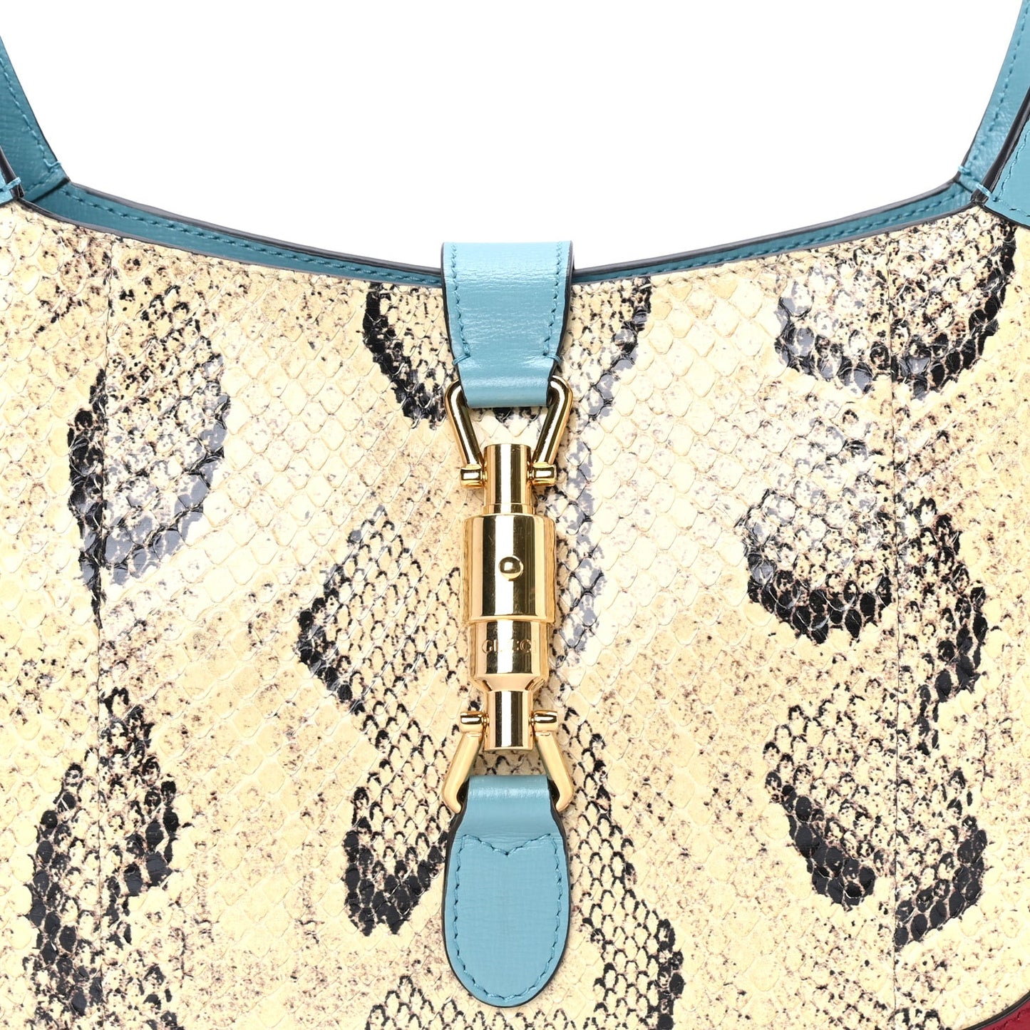 Snakeskin Calfskin Small Jackie 1961 Hobo  Multicolor