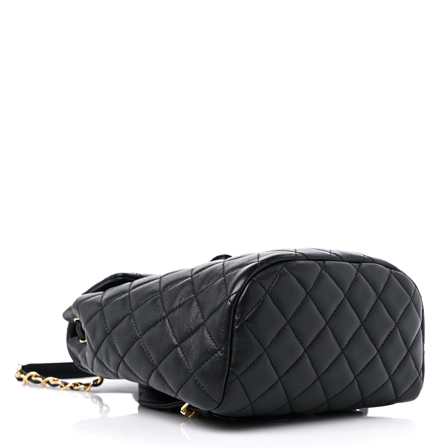 Lambskin Quilted Small Urban Spirit Backpack Black