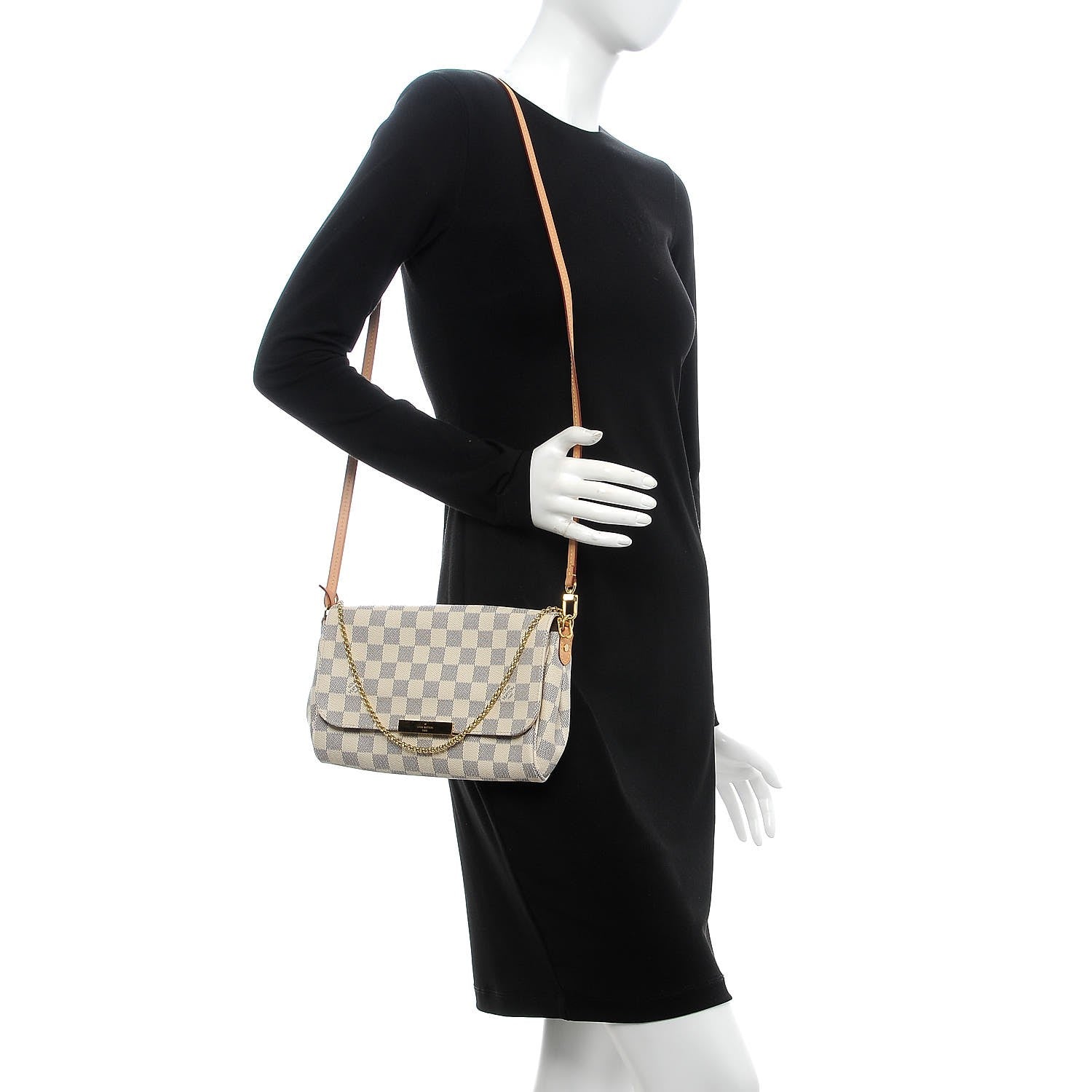 Louis Vuitton Damier Azur Favorite MM 2 of 8