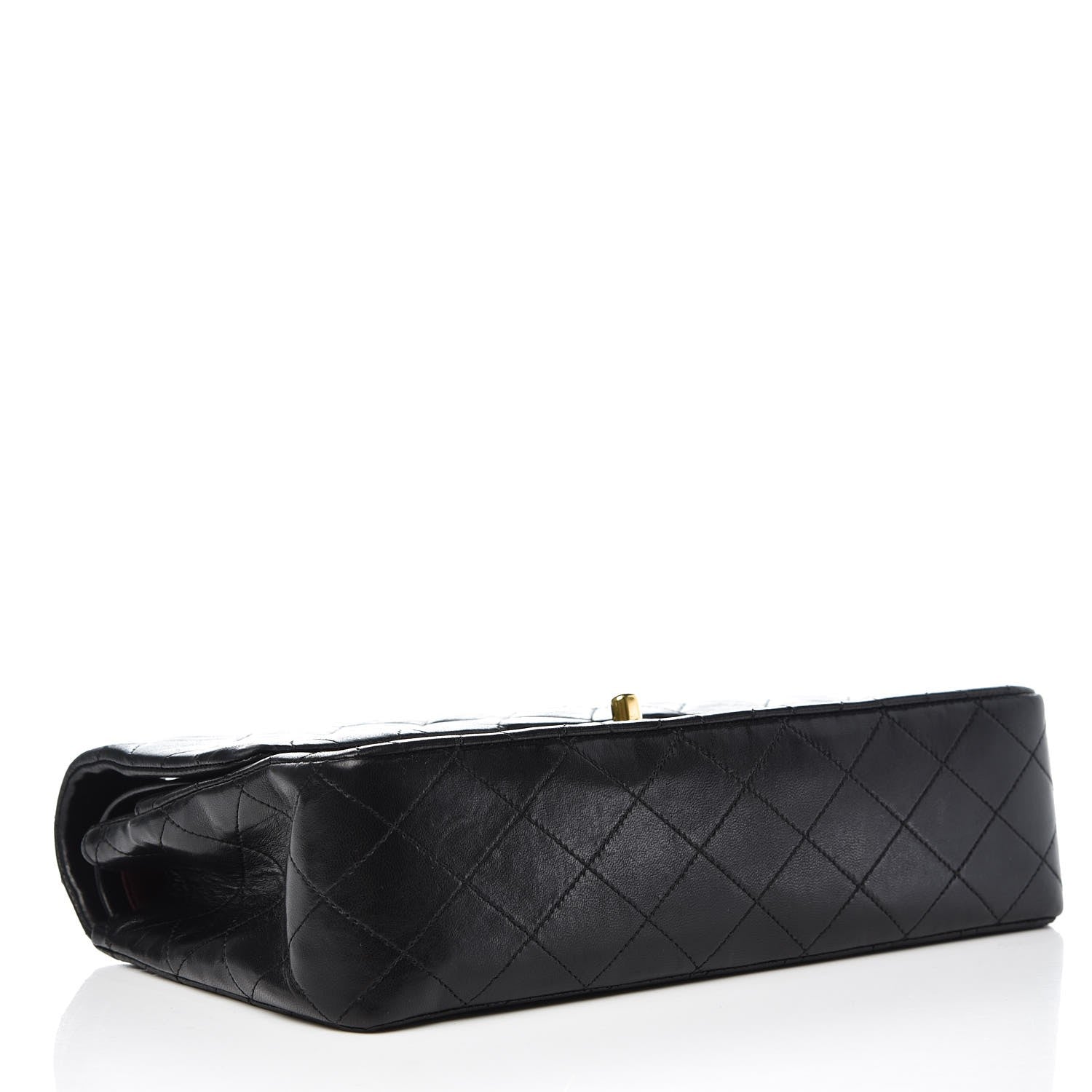 Chanel Lambskin Quilted Medium Double Flap Black 4 of 11