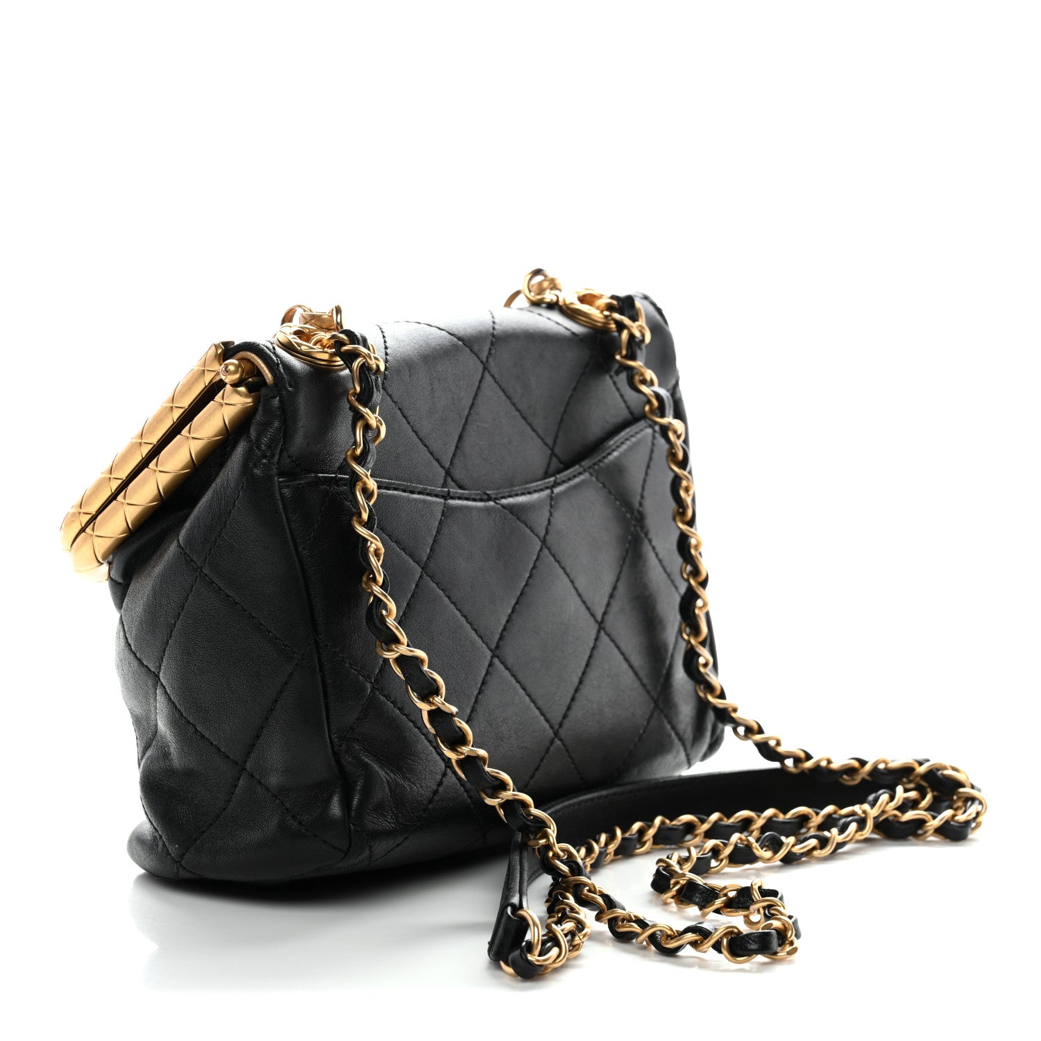 Chanel Lambskin Quilted My Crush Bag Black 3 of 9