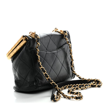 Chanel Lambskin Quilted My Crush Bag Black 3 of 9