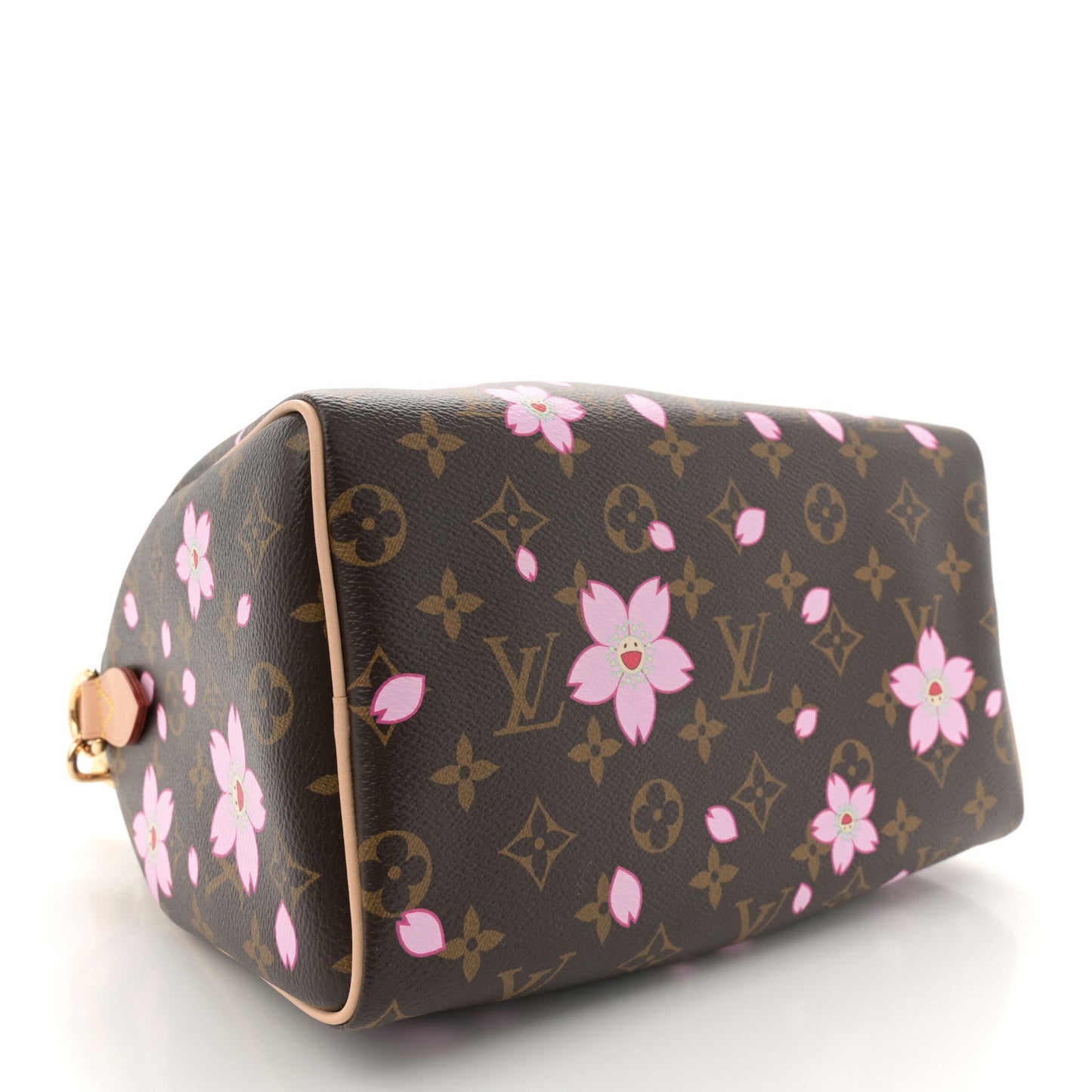 LV X TM Monogram Cherry Blossom Speedy Bandouliere 25 Sakura Brown