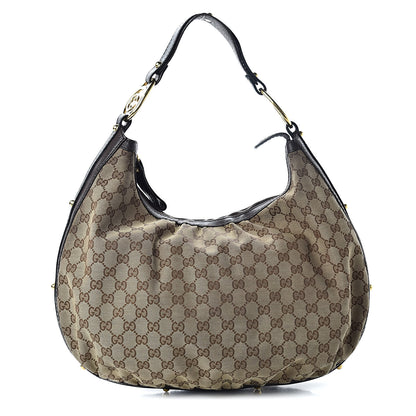Gucci Monogram Medium Interlocking Hobo Dark Brown 1 of 12