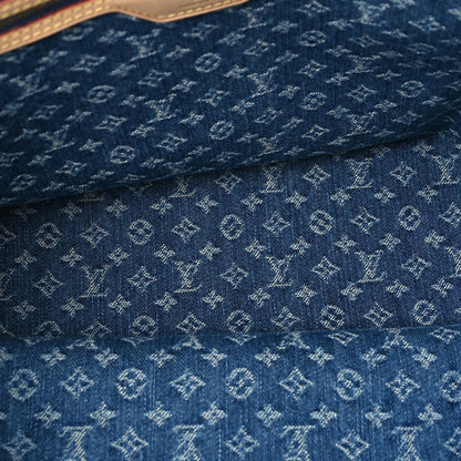 Louis Vuitton Monogram Denim Neo Neverfull MM Blue 5 of 9
