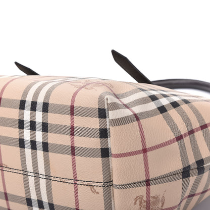 Burberry Haymarket Check Small Salisbury Tote Chocolate 6 of 11