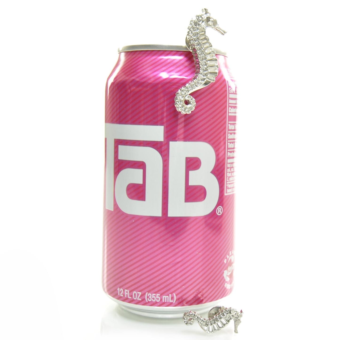 Crystal Strass Seahorse Pin Brooch Set