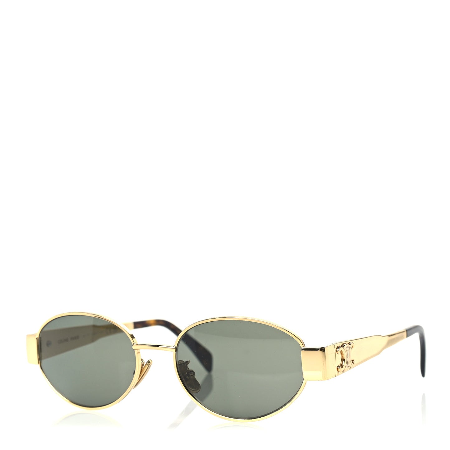 Metal Triomphe 01 Sunglasses CL40235U Gold Green