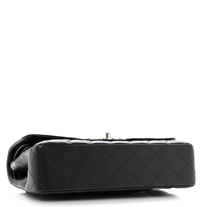 Chanel Caviar Quilted Medium Double Flap Black 4 of 12