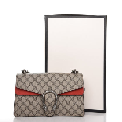 Gucci GG Supreme Monogram Small Dionysus Shoulder Bag Red 10 of 10