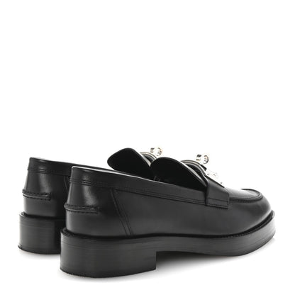 Hermes Calfskin Womens Hot Loafer 38 Black 4 of 7