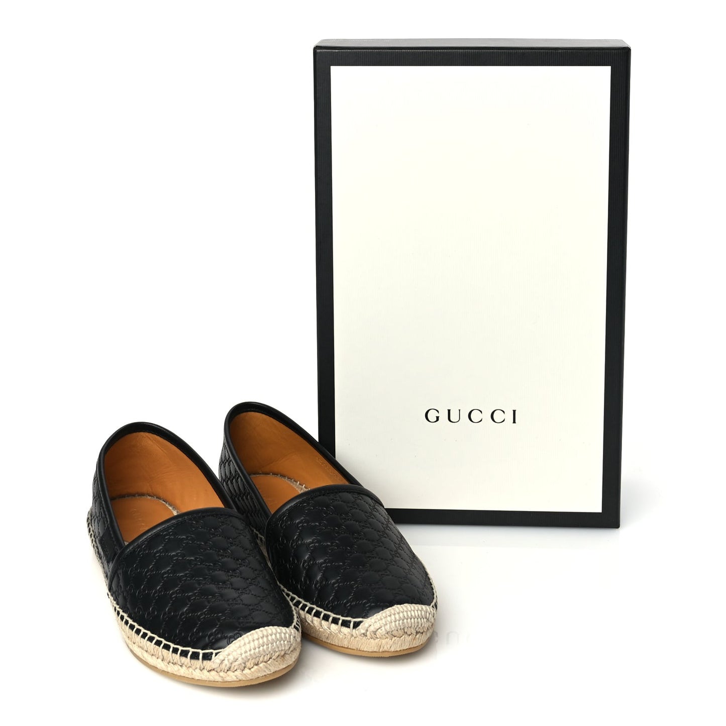 Microguccissima Signature Espadrilles 36 Black