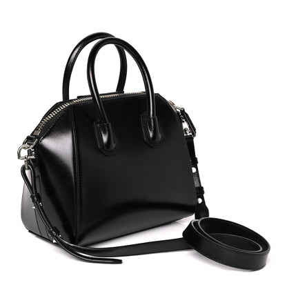 Givenchy Shiny Lord Calfskin Mini Antigona Black 2 of 9