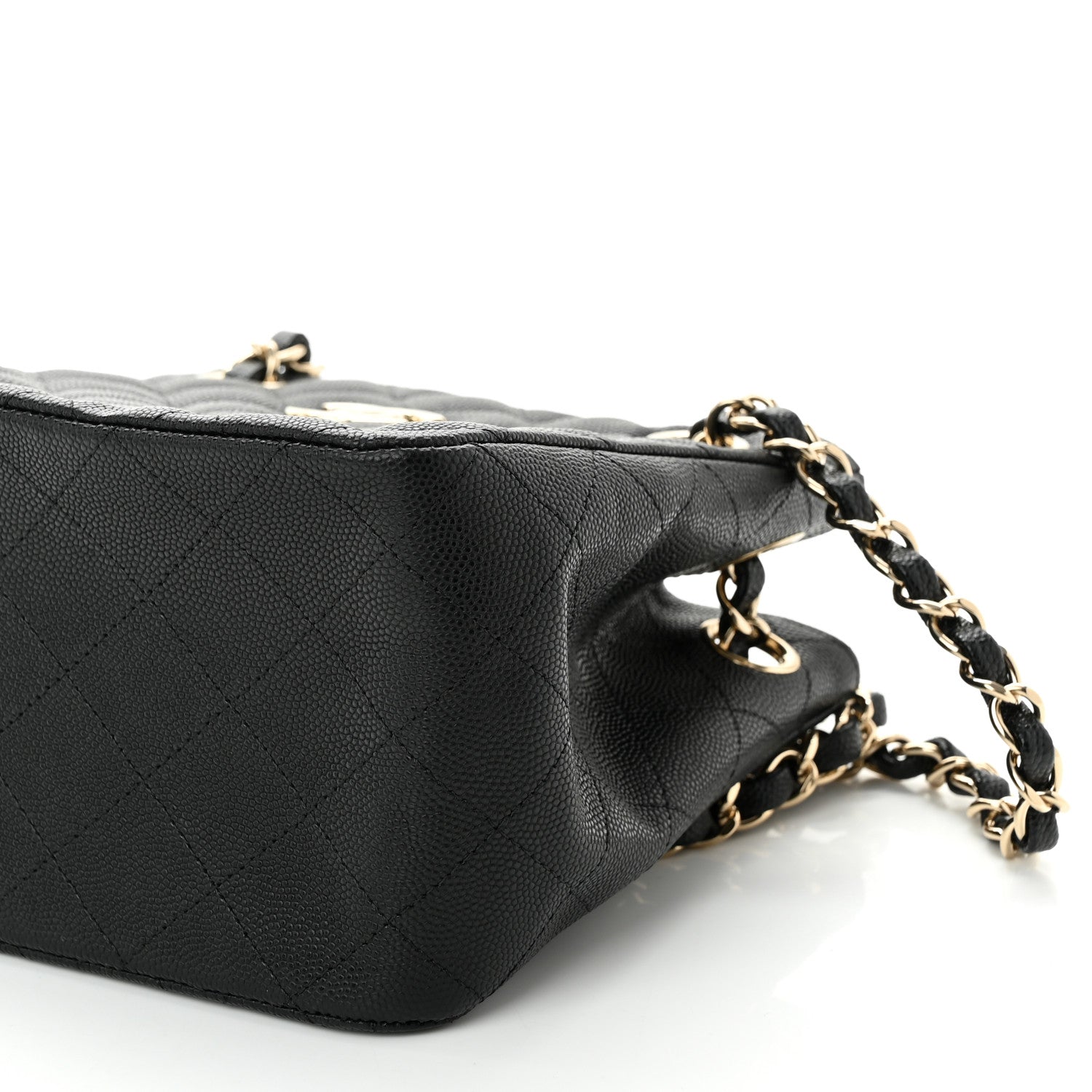 Chanel Caviar Quilted Mini Bucket Bag Black 9 of 11