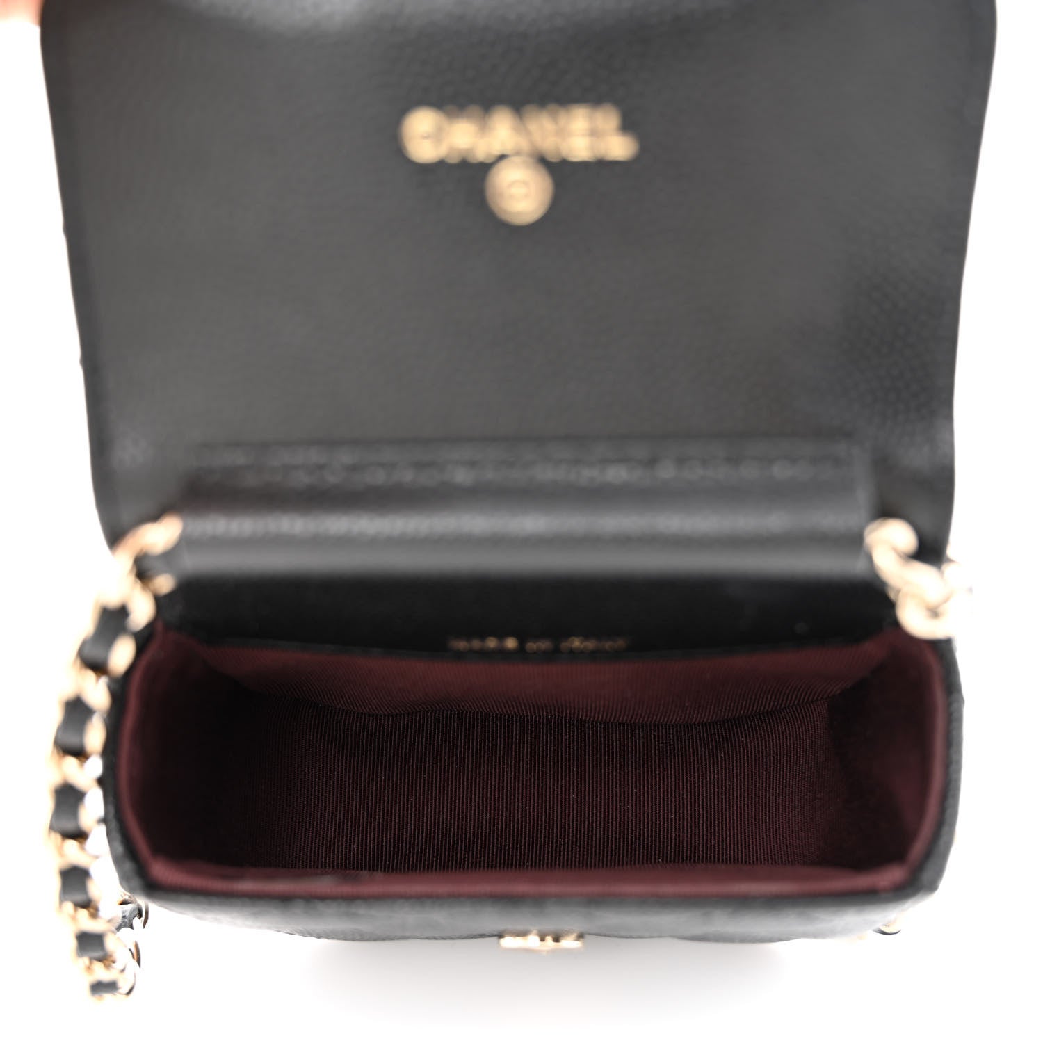 Chanel Caviar Quilted Mini Clutch With Chain Black 5 of 12