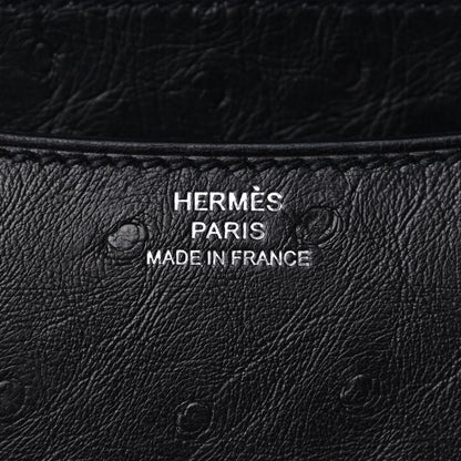 Hermes Ostrich Constance 18 Black 6 of 9