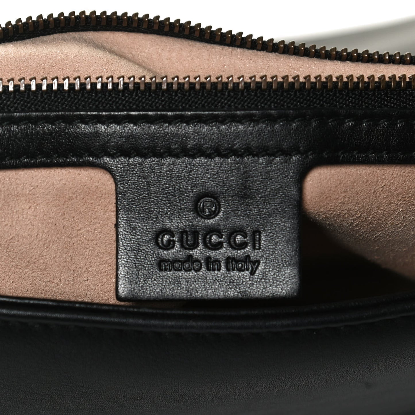 Calfskin Matelasse Medium GG Marmont Shoulder Bag Black
