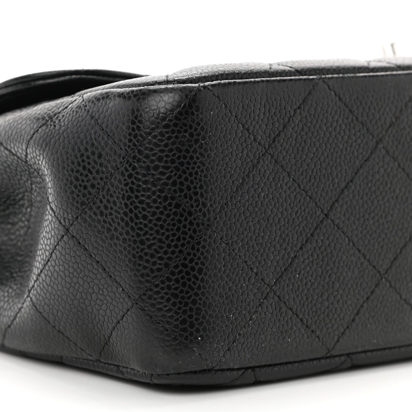 Caviar Quilted Jumbo Single Flap Black
