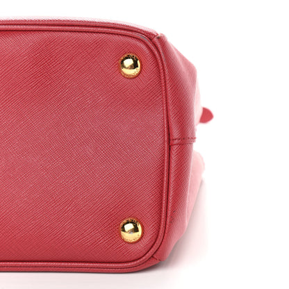 Prada Saffiano Medium Galleria Double Zip Tote Fuoco 10 of 14