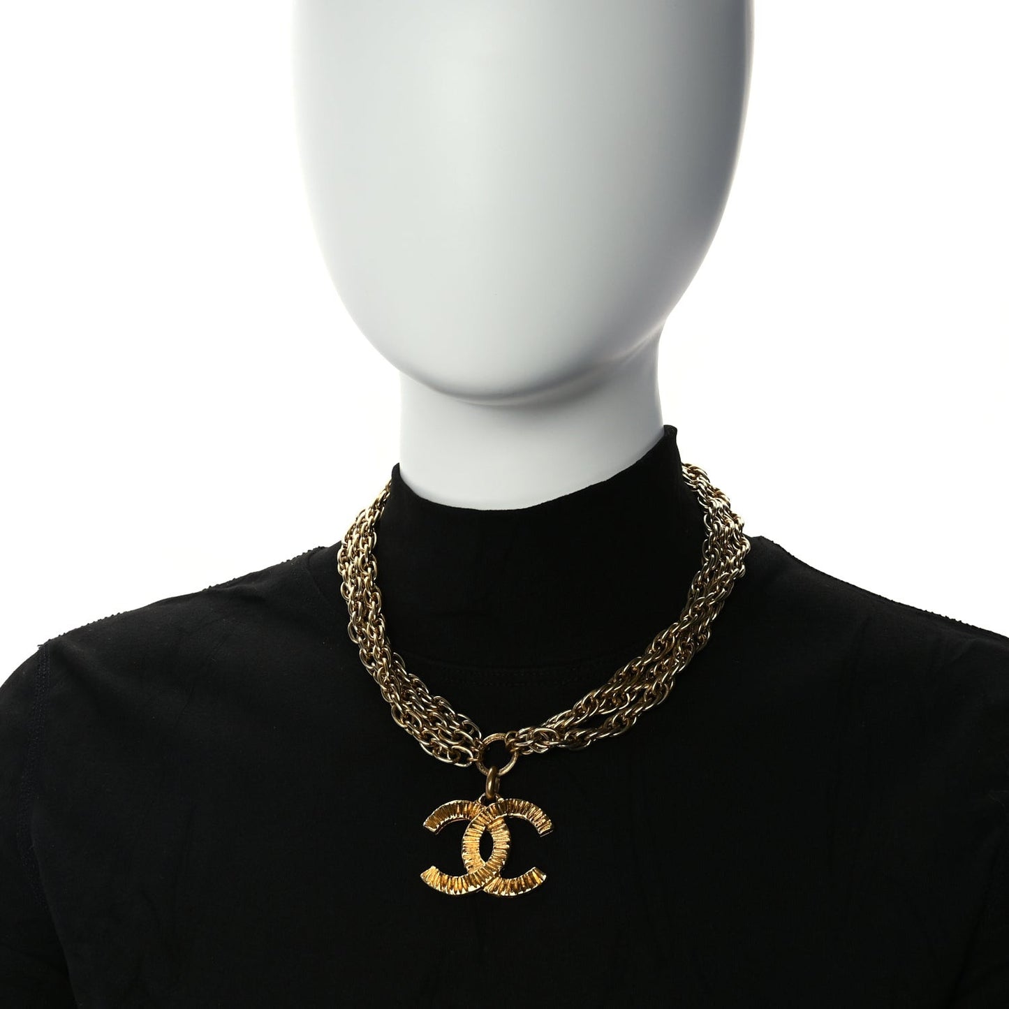 CC Chain Necklace Gold Gold