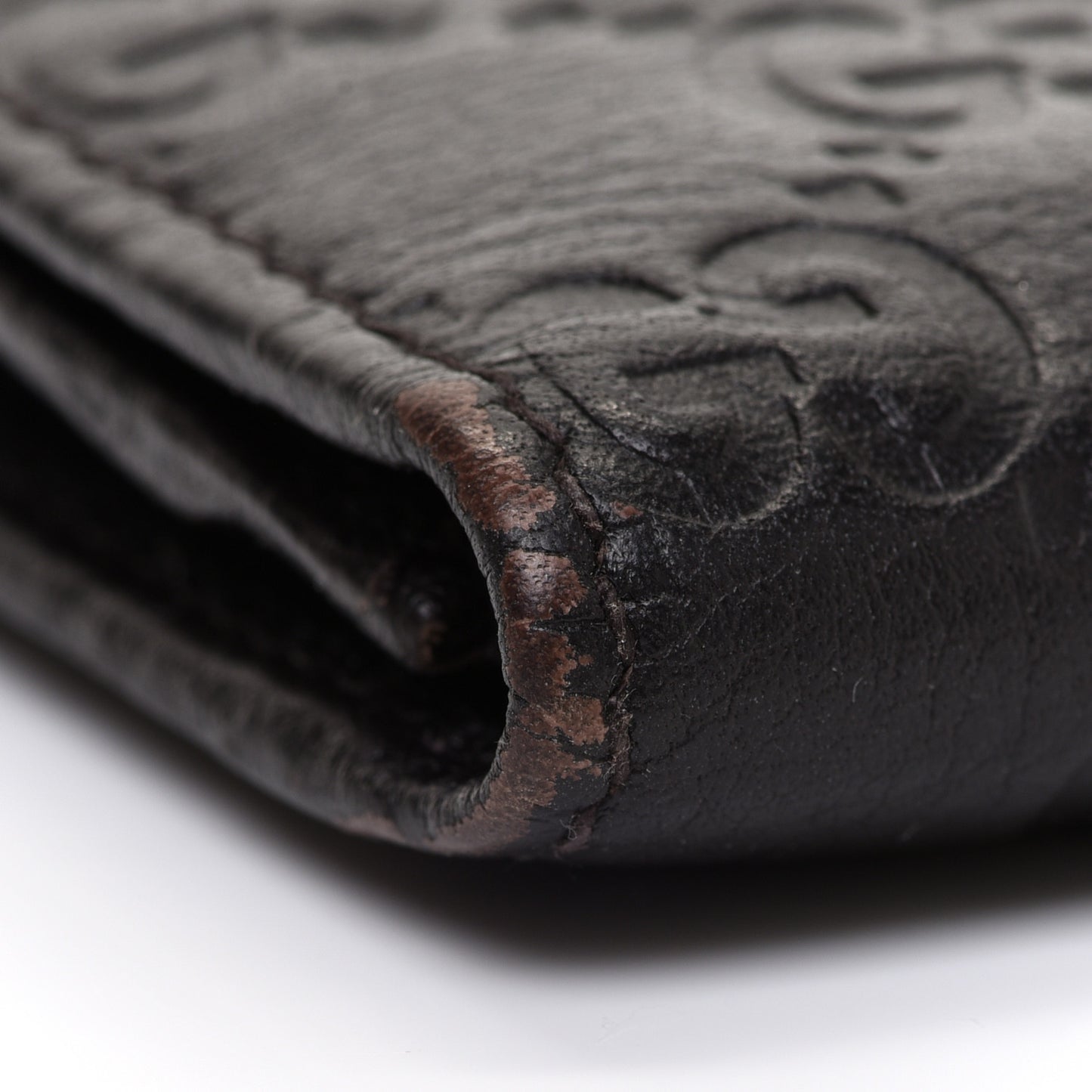 Guccissima Ladies Web Long Wallet Black