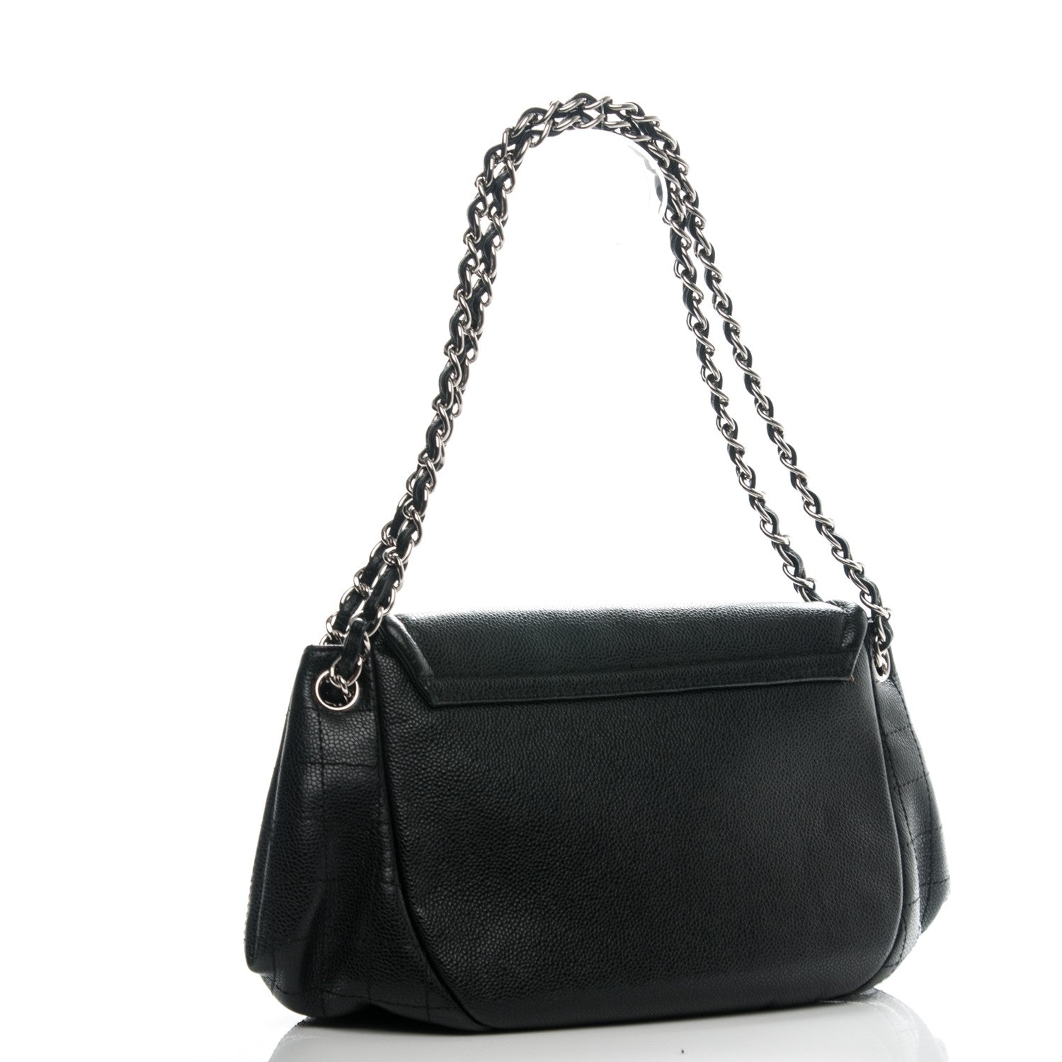 Chanel Caviar Half Moon Large Flap Black 3 of 6